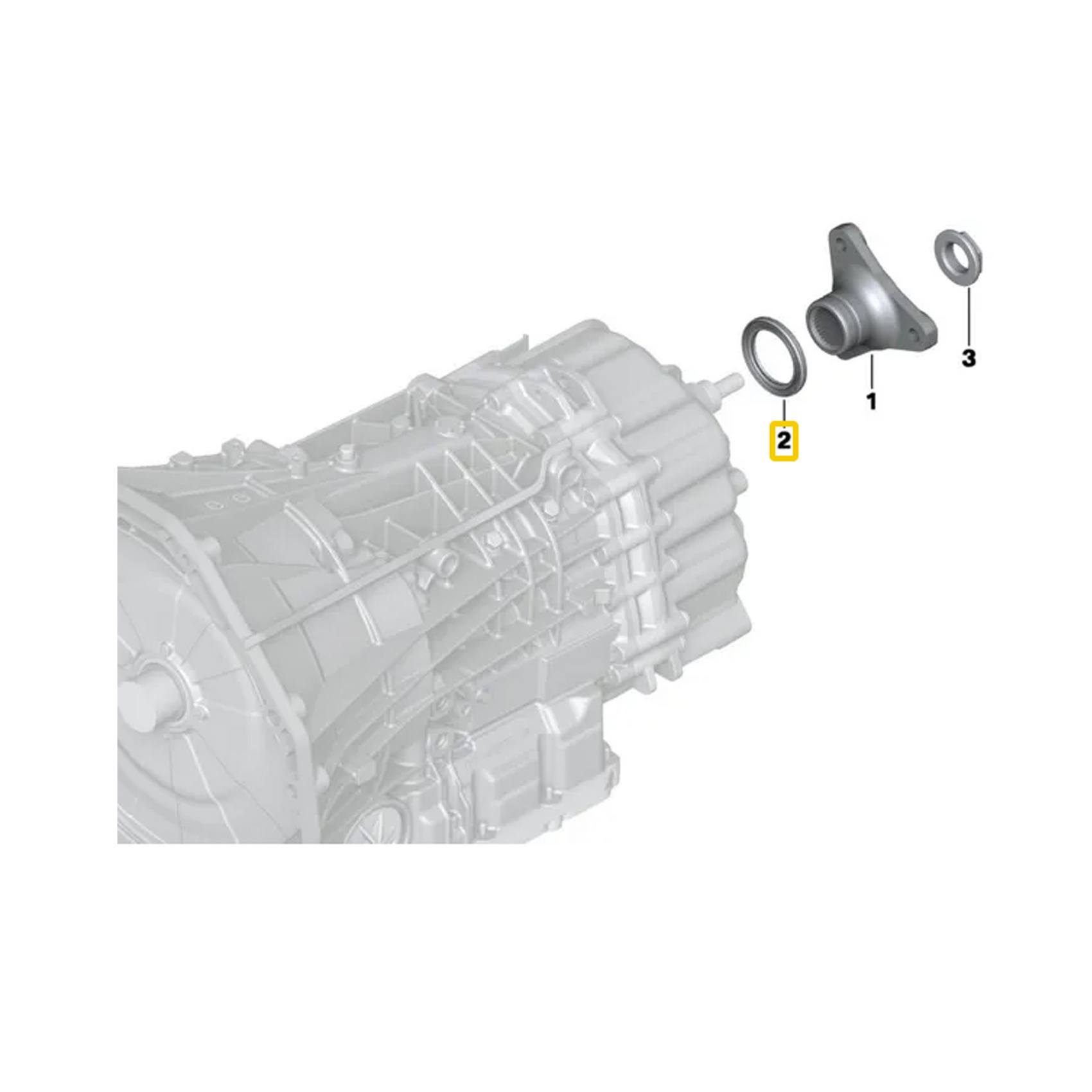 BMW Dual Clutch Transmission Output Shaft Seal (DCT) 28107842388